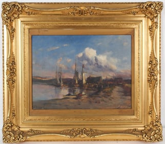 Charles P Appel (1857-1928) American, Oil on Canvas Landscape