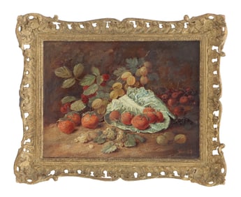 Vincent Clare (1855-1930) English, Still Life Oil on Canvas