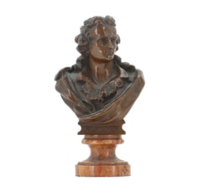 Small Bronze Bust of Fredrich Schiller
