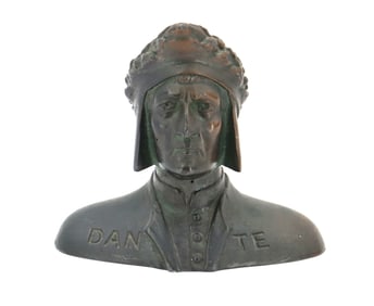 Small Bronze Bust of Dante