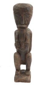 Javanese Carved Wood Deity Figure