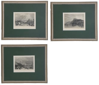 J. W. M. Turner (1775-1851) British, (3) Framed Etchings