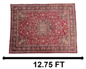 Monumental Persian Mashad Wool Rug