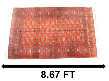 Antique Persian Bokhara Wool Rug