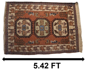 Long Persian Meshkin Wool Rug