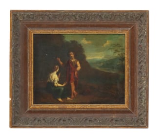 Follower of Van Der Werff (17/18th Century) Dutch, Oil on Canvas Baroque Religious Scene