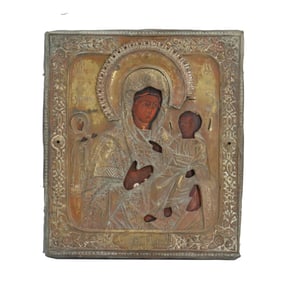 Russian Icon of the Madonna