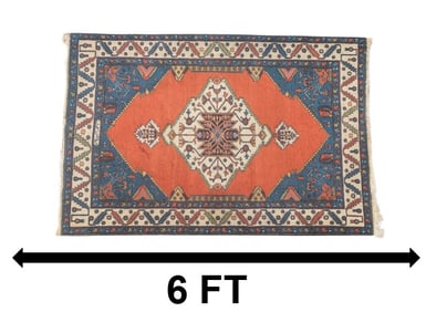 Long Persian Bakshaish Wool Rug