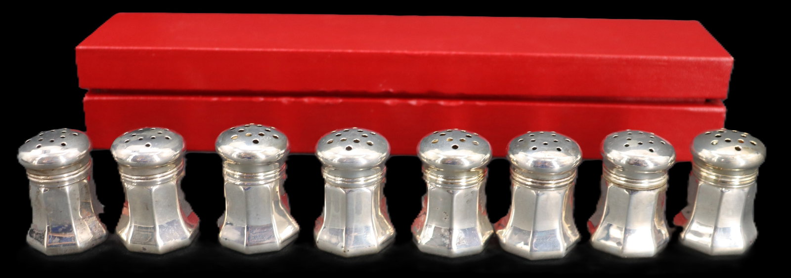 (8) Cartier Sterling Silver Shakers - 1.745 ozt. (1 of 12)