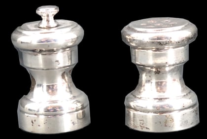 (2) Tiffany & Co. Sterling Silver Salt and Pepper Shakers - 4.080 ozt.