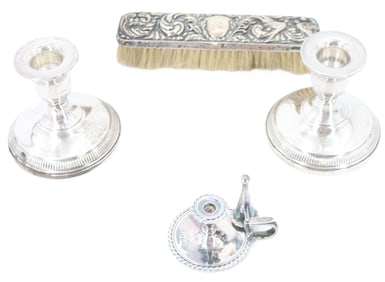 (4) English Sterling Silver Items - Gross 22.710 ozt.