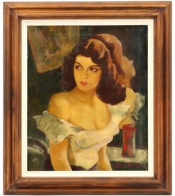 Edward Camy (1904-1958) American, 1940s Oil on Canvas Signed Lower Right