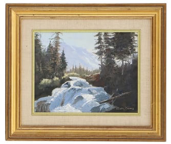 Burt Dinius (20th/21st Century) American, Oil on Canvas Landscape