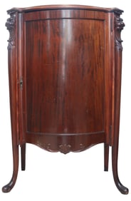 1920's Classic Mahogany Music Cabinet