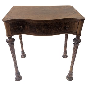 19th Century French Burled Walnut Writer Desk