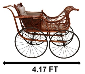 Wicker Victorian Carriage