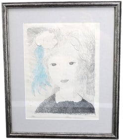 Marie Laurencin (1883-1956) French, Lithograph of a Girl