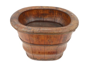 Chinese Wooden Child's Bath
