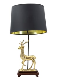 Decorative Deer or Elk Figural Lamp