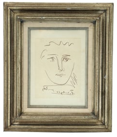 Pablo Picasso (1881–1973) Spanish, Lithograph Print "Pour Roby"