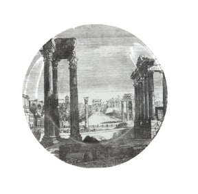 Fornasetti Italian "Rovine" Art Plate