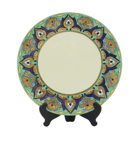Jean Pouyat Limoges Hand Painted Porcelain Charger