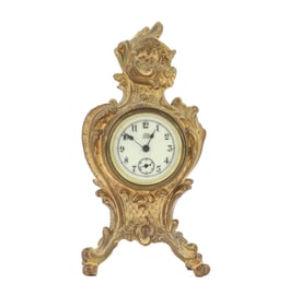 Jennings Bros. Art Nouveau Mantel Clock
