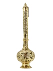 Moroccan Pierced Brass Incense Burner