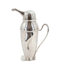 Stainless Steel Penguin Cocktail Shaker