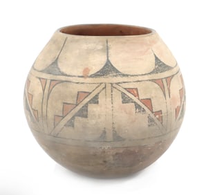 Early 20th Century Acoma Pueblo Native American Pottery Vase