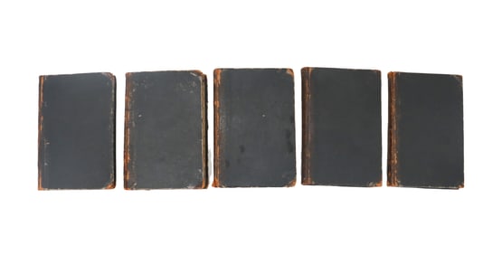 (5) Pentacles of the Torah Antique Books in Hebrew