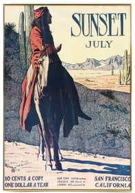Maynard Dixon (1875-1946), 1904 Sunset Magazine Poster