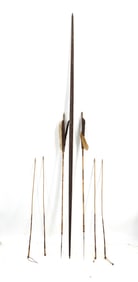 Filipino Wooden Hunting Bow and Arrows
