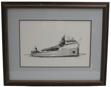 Jim Clary (American, 1939-2018) Pencil Signed 1970s J Burton Ayers