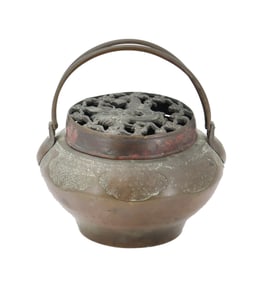 Chinese Bronze Dragon Incense Burner