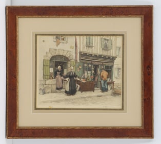 Tavik F. Simon (1877-1942) Czech, Signed Etching on Paper