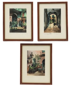 C. Bennette Moore (1879–1939) American, Three Tinted Landscape Photographs from New Orleans