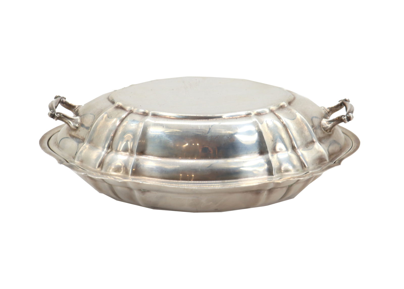 Gorham Sterling for Chippendale Lidded Serving Tray - 27.905 ozt. (1 of 13)