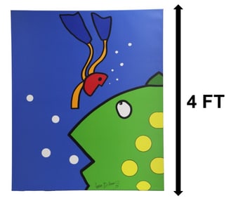 Jorge Blanco (Born 1945) American, Stretched Canvas