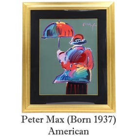 Peter Max (Born 1937) American, Mixed Media Lithograph