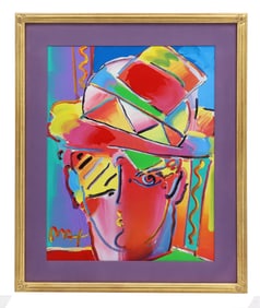 Peter Max (Born 1937) American, Mixed Media on Lithograph