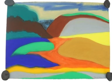 David Hayes (1931-2013) American, Double Sided Absctract Oil on Canvas