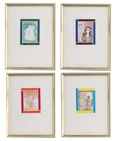 Françoise Gilot (1921-2023) French, Color Etchings