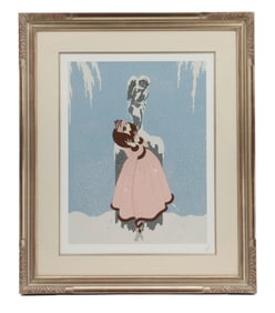 Erte (1892-1990) Russian/French, Signed and Numbered Serigraph