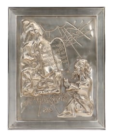 Salvador Dalí (1904-1989) Spanish, Bas Relief with Silver Patina