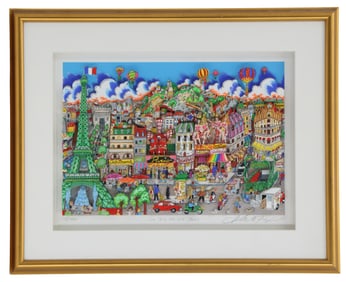 Charles Fazzino (Born 1955) American, Limited Deluxe Edition 3D Serigraph