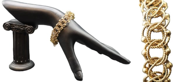 Marked 14k Gold Bracelet - Gross 24.3 g.