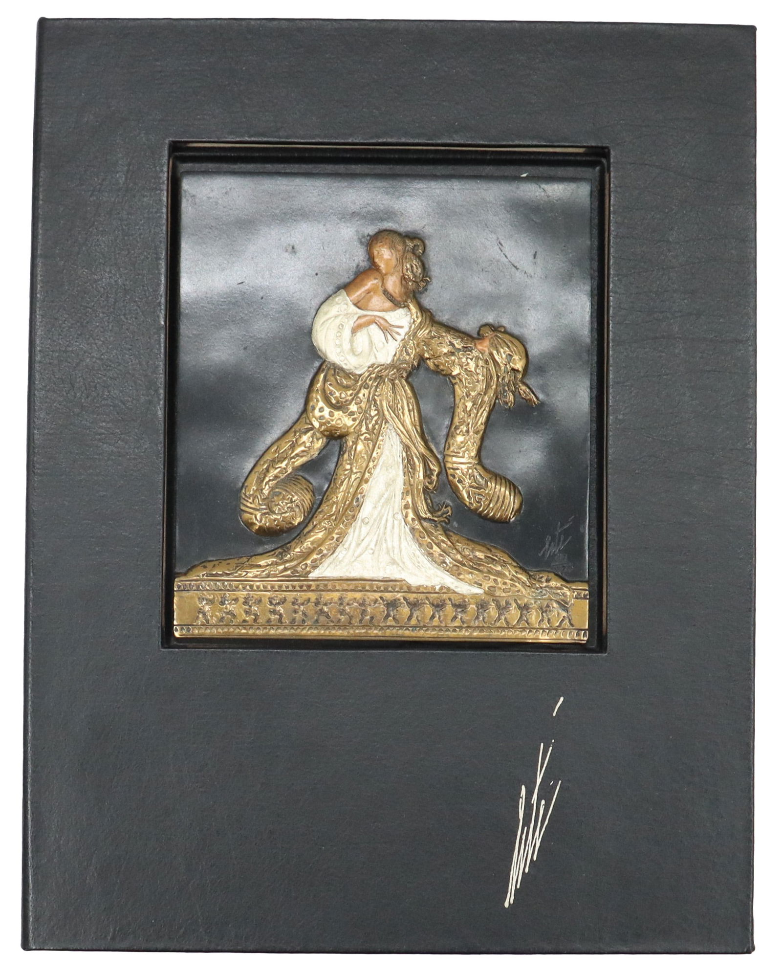 Erte at Ninety-Five: The Complete New Graphic (Rigoletto Bronze Ltd. Edition): Erte at Ninety-Five: The Complete New Graphic (Rigoletto Bronze Ltd. Edition). Limited edition numbered and signed with bronze bas relief, Rigoletto, on cover. Signed by Erte, numbered 17/375. Erte at
