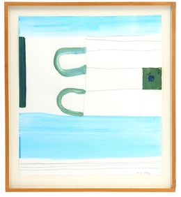 Tom Savage (1953-2018) American, Mixed Media on Mylar