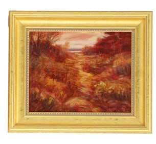 Bruce Wood (Born 1951) American, Oil on Canvasboard, "Warm Touch"